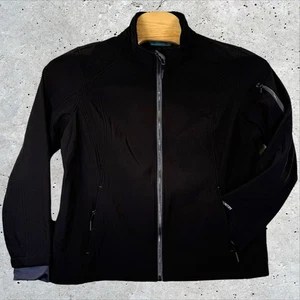 Free Country Damen Softshelljacke XL schwarz Kunstfell gefüttert Reißverschlusstaschen Schnee - Bild 1 von 10