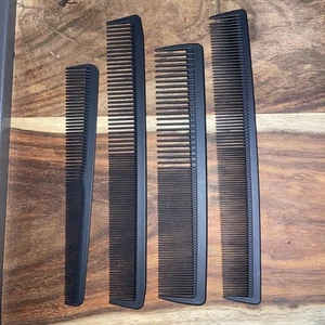 4x Toni & Guy Professional Carbon Antistatic Combs (Black) (Pack of 4) NEW - Picture 1 of 5