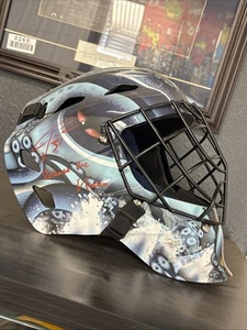 Philipp Grubauer Kraken Signed Replica Goalie Mask Inscripted Fanatics COA Auto - Picture 1 of 3