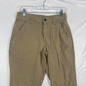 Carhartt Relaxed Fit Canvas Work Mens Pants Khaki 30x30 BN229I - Picture 1 of 15