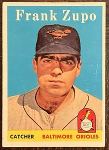 1958 TOPPS # 229 FRANK ZUPO RC OF THE BALTIMORE ORIOLES NM CONDITION - Picture 1 of 2