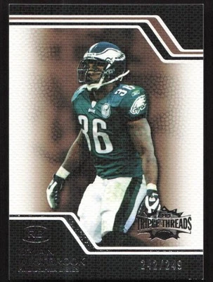 2008 Topps Triple Threads Brian Westbrook Sepia #/249 #32 Card - Image 1 of 2