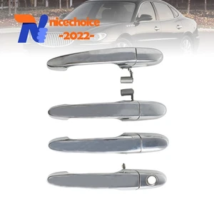 4Pc Chrome Outer Door Handle Set For 2006 2007 2009 2010 2013 Chevrolet Impala - Picture 1 of 10