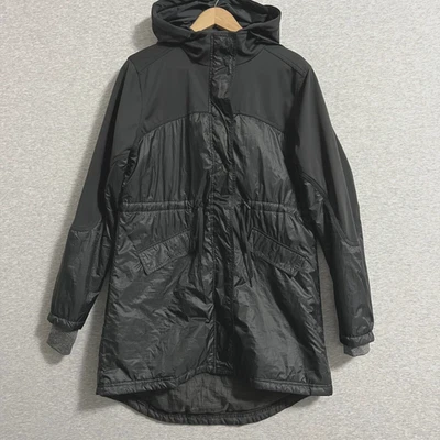 Mondetta Jacket Womens Large Dark Gray Full Zip Hood Packable Fishtail Travel - Image 1 of 4