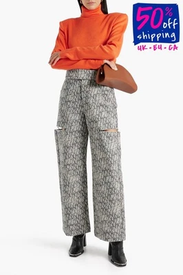 RRP €290 SARA BATTAGLIA Jumper IT40 US4 UK8 S Orange Roll Neck Made in Italy - Image 1 of 4