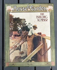 Vintage magazine House & Garden Building Number January 1914 plans ads architect - Bild 1 von 15