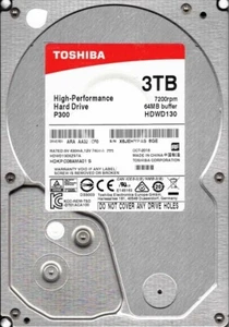 P300 HDWD130 ARA AA32/CF0 OCT-2016 Toshiba 3 To - Picture 1 of 2