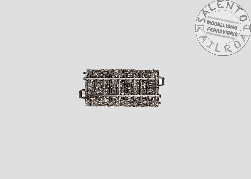 Marklin C 24077 binario dritto con massicciata lunghezza 77,5 mm - sistema AC - Immagine 1 di 1