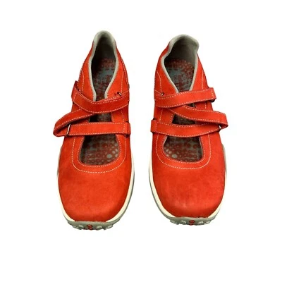 Zapatos Timberland Mary Jane rojos para mujer talla 8,5 M cuero genuino Foto 1 de 4