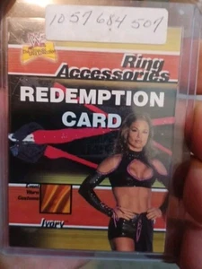 2001 Fleer WWE (Redemption Card) The Ultimate Divas Ring Accessories Ivory - Picture 1 of 2