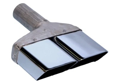 Mopar OEM-NOS Exhaust TIPS BOTH for 1970-74 Dodge Challenger! ALL DETAILS Below! - Image 1 of 4