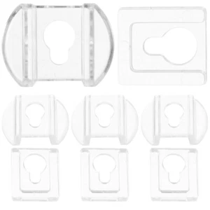 8pcs Picture Frame Hanger Mirror Holder Clip Headboard Wall Mounting Bracket - Picture 1 of 12