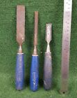 Vintage Marples  1 Chisel And 3 4 Bevel Edge And 1 2 Chisel