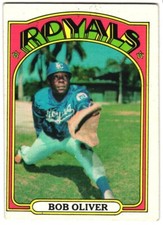 1972 Topps Baseball #57 Bob Oliver Kansas City Royals - VG/EX
