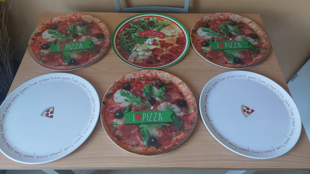 Piatto Pizza In Ceramica Bianco - Excelsa Napoli, Diametro 33 Cm
