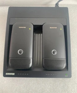 Transmisores de micrófono de límite para estación de carga de 2 bahías Shure SBC250 ULXD6/C J50A - Imagen 1 de 6