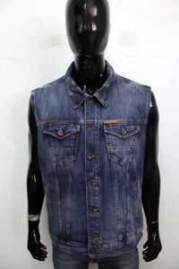 GUESS Herren Ärmellos Größe M Von Jeans Jacke Licht Mantel Jacke Herr - Bild 1 von 13