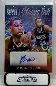 BLAKE WESLEY AUTO 2023-24 PANINI HOOPS PREMIUM HOOPS INK 48/75 HI-WES SPURS - Bild 1 von 3
