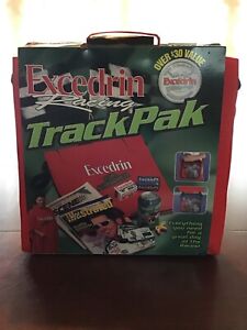 Excedrin Racing TrackPak Collectible Seat Cushion And Event Essentials