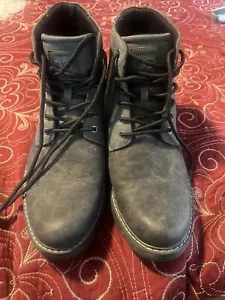 Joe's Jeans Twist Cappy Toe Vegan Leather Boots Sz 11 - Picture 1 of 6