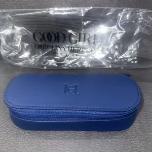 Custodia morbida per occhiali Carolina Herrera Good Girl BLU nuova sigillata in plastica - Foto 1 di 6