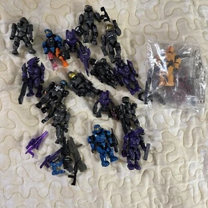 17 Lot Figuren Halo Mega Bloks Construx + Teile wie Bilder - Bild 1 von 12