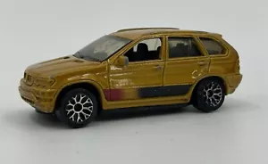 Matchbox Mattel BMW X5 SUV gelb Die Cast Auto Sammlerstück Spielzeug Vintage 2001 - Bild 1 von 7