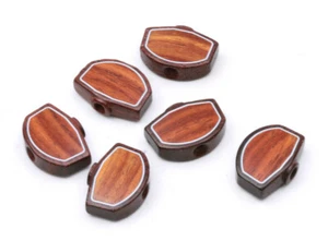 Tuner Buttons M6 Mad.Rosewood/Cocobolo (6)fits Schaller & PRS®Phase I&II Tuners - Bild 1 von 4