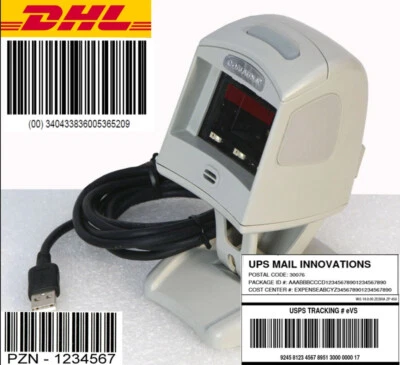 PROFESS. USB BARCODESCANNER DATALOGIC MAGELLAN 1000i F. WINDOWS XP 7 8 10 11 BS1 - Bild 1 von 4