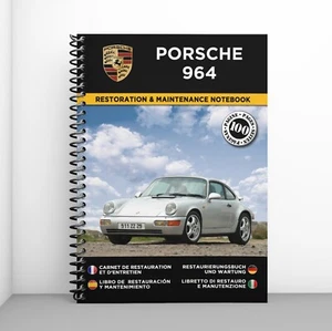 PORSCHE 964 : Restaurierungsnotizbuch & Wartung - KOSTENLOS VERSAND ! - Bild 1 von 8