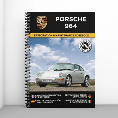 PORSCHE 964 : Restaurierungsnotizbuch & Wartung - KOSTENLOS VERSAND ! - Bild 1 von 4