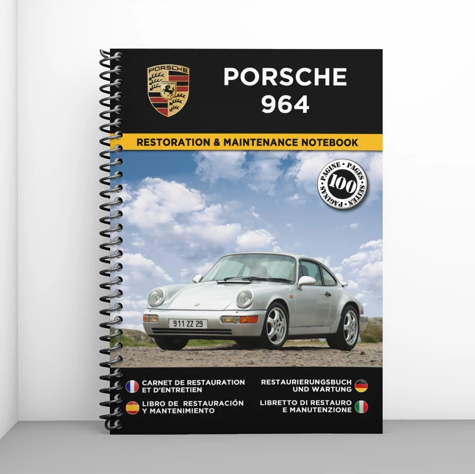 PORSCHE 964 : Restaurierungsnotizbuch & Wartung - KOSTENLOS VERSAND ! - Bild 1 von 4