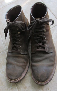 Allen Edmonds Higgins Mill Waxed Suede Weatherproof Boots Size 10 RTV $525 - Picture 1 of 4