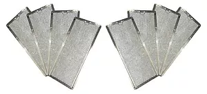 Microwave Grease Air filter replaces GE HotPoint Range WB06X10596, 8 Filters - Picture 1 of 1
