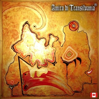 surrealismo paisaje cibernético arte abstracto pintura figuras contemporáneas pintura dorada Foto 1 de 4