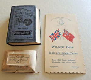 WW1 3 ITEMS ASSOCIATED WITH 944 LESLIE SIMEON JOHN SELL 3RD SQUADRON AFC KIA #1 - Picture 1 of 4