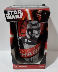 Disney Star Wars 16 Unzen Pint Glas Captain Phasma Burst Neu - Bild 1 von 2