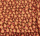 Floral Cotton Printed Fabric 45” Width Sold By The Yard