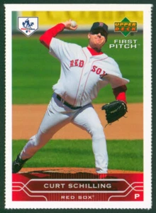 Pepsi Upper Deck Curt Schilling 2005 primer lanzamiento hit & run raro Red Sox SP - Imagen 1 de 2