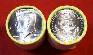 2024-D Kennedy Half Dollars Denver 20 Coin roll UNCirculated Coins H/H or H/T - Picture 1 of 2