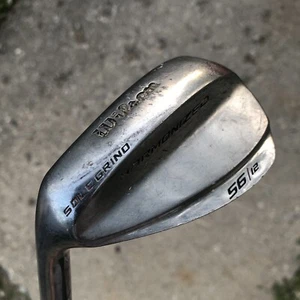 Wilson Harmonized 56* 12 LH Left Hand Sole Grind Wedge Wedge Flex Steel Shaft - Picture 1 of 10