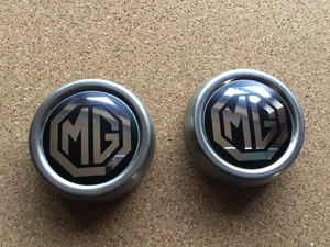 MGB Rostyle wheel centre caps. One pair. NOS. - Picture 1 of 2