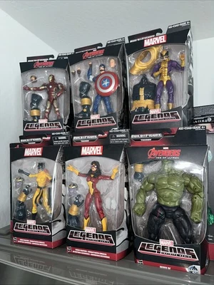 Полный комплект из 6 фигурок Халка Хеллка Бэтрока из серии Marvel Legends Infinite Thanos BAF - Изображение 1 из 4