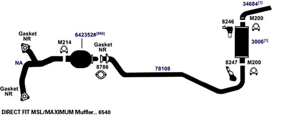 Junta de brida de tubo de escape para camioneta Volkswagen Rabbit 1980 1,6 L L4 GAS SOHC Foto 1 de 4