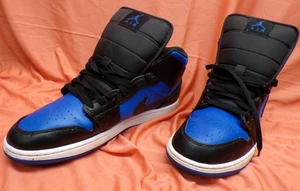 Nike Air Jordan 1 Mid Royal Schwarz/Blau Weiß Größe 11 FQ4796-402 - Bild 1 von 9