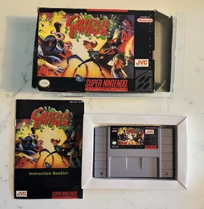 Ghoul Patrol Super Nintendo SNES CIB con Manual Original - ¡100% Auténtico! - Imagen 1 de 22