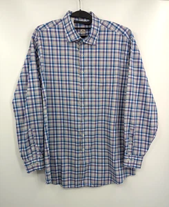 Mens Peter Millar %100 Cotton Button Long Sleeve Polo Shirt Size 2XT XXL Tall - Picture 1 of 10