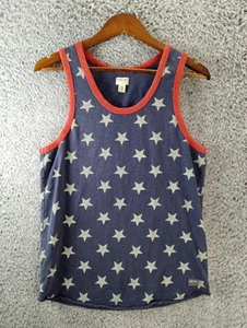 Denim & Supply Ralph Lauren Tank Top Mens Small USA American Flag Red White Blue - Picture 1 of 7