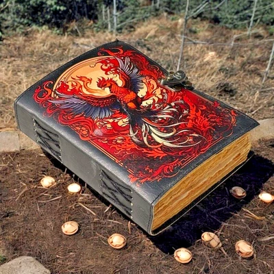 Leather ,Journa,l Gothic, Notebook , Vintage, Handmade, HANDCRAFTED, ANTIQUE - Image 1 of 4