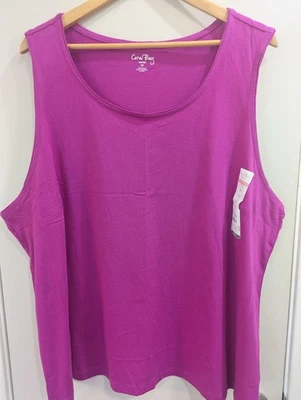 Camiseta sin mangas Coral Bay para mujer 3X rosa fucsia damas nueva con etiquetas Foto 1 de 4